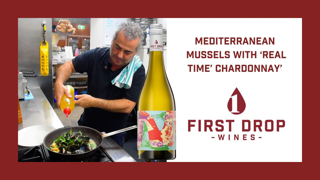 Mediterranean Mussels with 'Real Time' Chardonnay