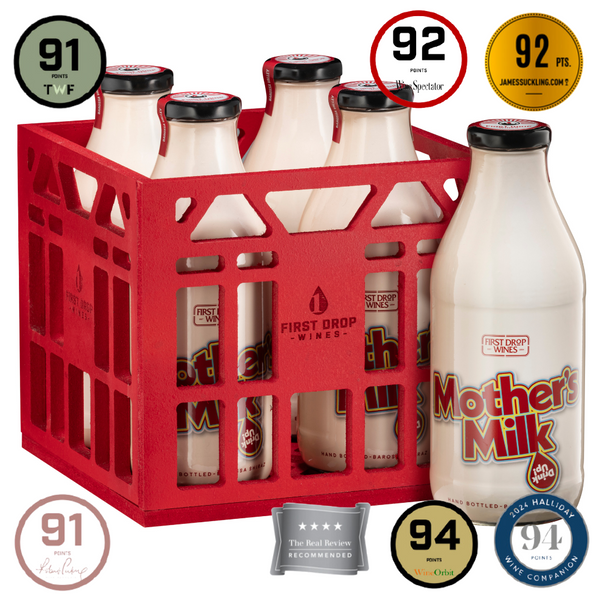 Mother s Milk Retro Milk Bottles 4 Pack Crate First Drop Wines