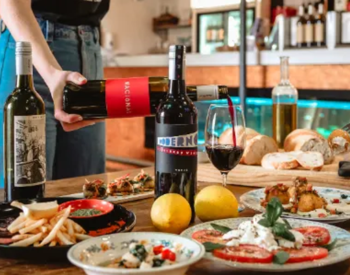 First Drop Wines red wine being poured into a glass